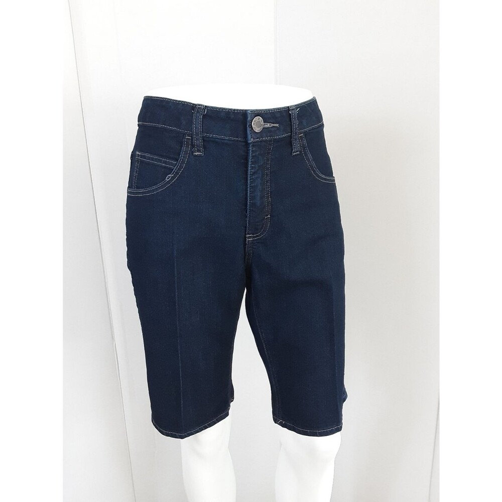 RIDERS By Lee Dark Wash Denim Burmuda Knee-Length Shorts Sz 8
